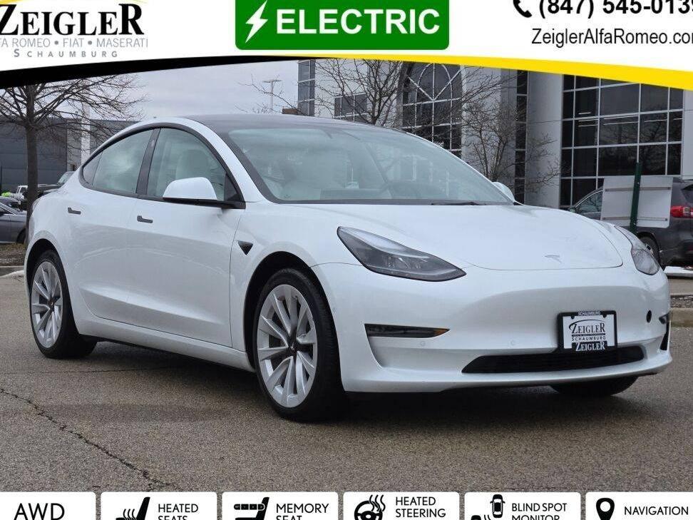 TESLA MODEL 3 2022 5YJ3E1EB5NF110730 image